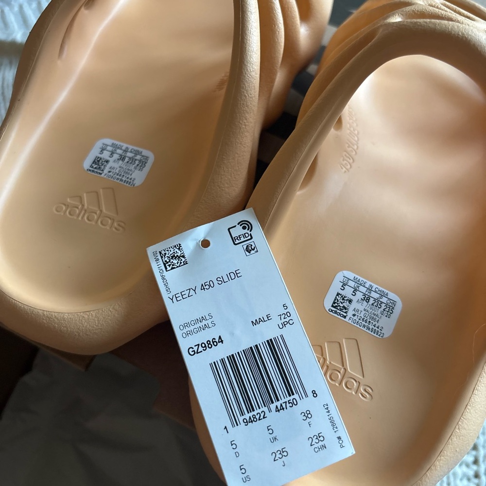 Adidas Yeezy 450 Slide in Tan